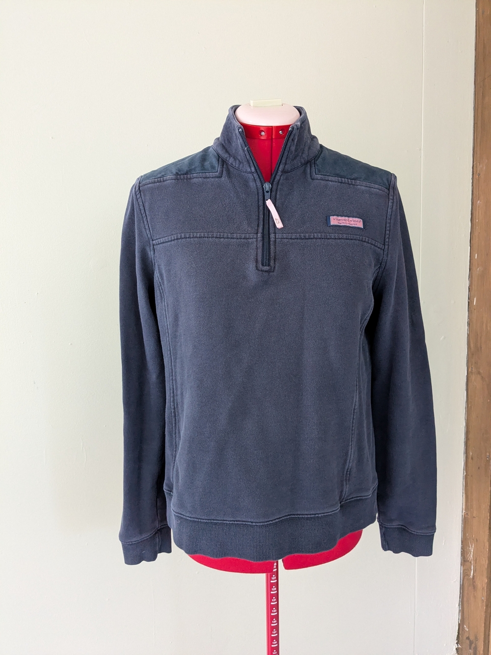 Vineyard Vines Navy Half-Zip Pullover Sweatshirt